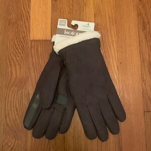 Isotoner Gloves - smartDri - smartTouch - Gray - Women’s L/XL